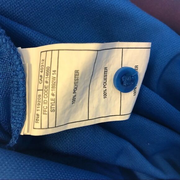 Adidas Climalite Blue Striped UCLA Polo Shirt Size S - Picture 7 of 7